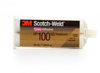 3M Scotch-Weld DP100NS Clear Two-Part Epoxy Adhesive - Clear - Base & Accelerator (B/A) - 50 ml Kit 82255 - 021200-82255 - R. S. Hughes Company, Inc.