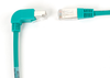 10FT Green CAT5e 100MHz Angle Patch Cable S/CM Down-Straight - EVNSL22ES-0010-90DS - Black Box