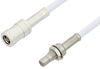 SMB Plug to SMB Jack Bulkhead Cable 24 Inch Length Using RG188-DS Coax, RoHS - PE34489LF-24 - Pasternack