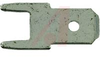 Terminal; Brass; Straight; 0.187 in.; 0.046 in.; Tin; UL Recognized - 70181588 - Allied Electronics, Inc.