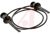 Minigrabber Test Clip Patch Cord, 18 Inch, Black - 70197751 - Allied Electronics, Inc.