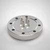 Single Mode 633nm Fiber Optic Feedthrough, FC/APC Connector, 4 Feedthrough, 4.50″ Conflat Flange -- A14866-9-CF - Image