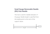 Small Hub Removable Needles - 7804-06 - Hamilton Company