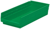 Akro-Mils 138 cu in Green Industrial Grade Polymer Shelf Storage Bin - 11 5/8 in Length - 8 3/8 in Width - 4 in Height - 1 Compartments - 30150 GREEN -- 30150 GREEN - Image
