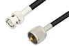 UHF Male to BNC Male Cable 60 Inch Length Using 75 Ohm RG59 Coax, RoHS - PE3543LF-60 - Pasternack