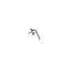 Cam Latch L-Handle, Hand Operated, Zinc Alloy, Chrome Plated, Polished -- 92-70-104-10 - Image