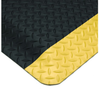 Wearwell Smart 497 Black PVC Surface/Recycled Urethane Sponge Base Diamond-Plate Anti-Fatigue Mat - 2 ft Width - 75 ft Length - 715411-01460 - 715411-01460 - R. S. Hughes Company, Inc.