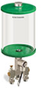 Green Color Key, Clear View Multiple Feed Electro Lubricator, 1/2 gal Pyrex Reservoir, 2 Feeds, 1/8