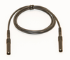 Test Lead Shrouded Banana plugs Both ends Silicone, 24? Black - BU-6161-M-@ - Mueller Electric Company