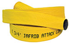 Armtex® Jafrib® 100 ft Available Lengths, 1 1/2 in. Size, and 1 3/4 in. Bowl Size Yellow Reinforced Extruded Rubber Layflat Fire Hose - Bulk Hose Lengths|Master File -- 50H15RY-100 - Image