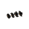 Molded Cam with Brass Insert, 0.125in. Bore. Material: Cam-Acetal, Black, Insert-Brass. - A 3Y 3-2Z04 - Stock Drive Products & Sterling Instrument - SDP/SI
