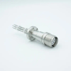 MS High Voltage Series, Multipin Feedthrough, 7 Pins, 12,000 Volts, 7.5 Amps per Pin, 0.05″ Moly Conductors, 1.33″ Conflat Flange - A3086-1-CF - MPF Products, INC.