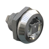 Quarter-Turn Cam Latch, 8 mm Square, Without Cam, Sealed, Zinc Alloy, Chrome Plated, Bright - E5-6-052-UU1 - Southco