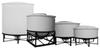 Open Top Cone Bottom Polyethylene Tanks with Bolt On Covers - 13194 - U.S. Plastic Corporation