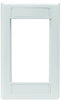 Modular Plate Frame, Single Gang, White; Accessory Type Hubbell Premise Wiring - 29H0424 - Newark, An Avnet Company