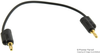 Test Lead, Black, 101.6Mm, 3Kv, 5A; Test Connector Type A Pomona - 78B1648 - Newark, An Avnet Company
