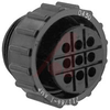 Connector, CPC; 9; Plug; Wire; 17; All Plastic; 15/16 in.- 20 UNEF-2A; Black - 70087400 - Allied Electronics, Inc.