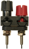 Binding Post, 30A, Black/red, Nickel Rohs Compliant Multicomp Pro - 22AJ1007 - Newark, An Avnet Company