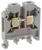 Terminal Block; Feed-Through; DIN Rail;32/35 mm; 43 mm L x 47 mm H; 8 mm, Gray - 70078322 - Allied Electronics, Inc.