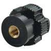 Star Knob - Female; 1.188 in; 1/4-20; Brass - DK-510 - Reid Supply