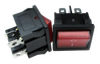 Rocker Switches -- 1001-SW-R2-3A-F-LR1-6 - Image