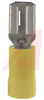 Terminal; 12 to 10 AWG; Brass; Vinyl; Tin Plated; 0.250 in. (Max.); UL 94V-2 - 70091971 - Allied Electronics, Inc.