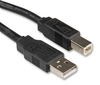 Computer Cable, Usb2.0, 1.8M, Black; Connector To Connector Roline - 84X0260 - Newark, An Avnet Company