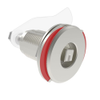 VISE ACTION® Compression Latch, Large Size, 8 mm Square, Stainless Steel, Electropolished - E3-A2910-UU2 - Southco