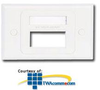 Siemon Single Gang Horizontal MAX Australian/Italian.. - MX-HFP-03-02 - TelephoneStuff.com
