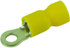 Terminal, Ring Tongue, #6, Crimp, Yellow; Stud Size - Metric Multicomp Pro - 34P2314 - Newark, An Avnet Company