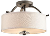 Semi-Flush Mts.-Drum Shade - 356987 - Light Center (The)