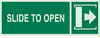 Glow-in-the-Dark Exit & Directional Sign - 90936 - Brady Corporation
