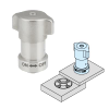 Retractable Heavy Duty Knob-Locking Pins -- QCWESA - Image