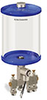 Blue Color Key, Clear View Multiple Feed Electro Lubricator, 1/2 gal Pyrex Reservoir, 3 Feeds, 1/8