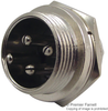 Industrial Circular, Rcpt, 3Pos, Panel; Product Range Cliff Electronic Components - 58T1765 - Newark, An Avnet Company