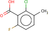 2-Chloro-6-fluoro-3-methylbenzoic acid - 2721-7-X0 - SynQuest Laboratories, Inc.