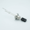 Thermocouple Feedthrough, Type J, 1 Pair, Miniature Connector, 1.33″ Conflat Flange - A0391-1-CF - MPF Products, INC.
