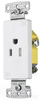 Duplex/Single Receptacle - RRD151WTR - Hubbell Incorporated