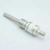 Power Feedthrough, 8000 Volts, 140 Amps, 1 Pin, 0.50″ Nickel Conductor, 1.12″ Dia Stainless Steel Weld Adapter - A8205-4-W - MPF Products, INC.