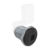 Quarter Turn Compression Latch, Standard Size , 8mm  Square recess, Zinc Alloy, Powder Coat, Black - E9-A008G-01 - Southco