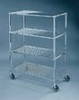 Four-shelf utility cart; 36