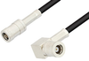 SMB Plug to SMB Plug Right Angle Cable 24 Inch Length Using PE-B100 Coax - PE34490LF-24 - Pasternack
