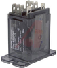 Relay;E-Mech;Power;DPDT;Cur-Rtg 20A;Ctrl-V 24DC;Vol-Rtg 120/240 AC, 28 DC;9 Pin - 70198599 - Allied Electronics, Inc.