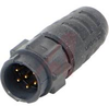 IN-LINE CONNECTOR, MALE, WEATHERTIGHT, #20 CONTACTS, 6 PIN - 70214384 - Allied Electronics, Inc.