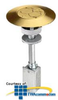 Hubbell ScrubShield Flush Brass Duplex, Fire-Rated Poke.. -- PT7FSDBRS2A