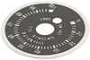 Plate, Dial; No. Of Turns Ohmite - 64K9276 - Newark, An Avnet Company
