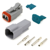 Amphenol Sine Systems AT2PS-CKIT 2-Pin Socket & Receptacle AT Connector Kit - 40064 - Waytek, Inc.