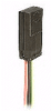 SR15 Series Hall-Effect Digital Position Sensor; Flat Mount Housing; Sinking Output; unipolar magnetics; 3.8 to 30 Vdc supply voltage -- SR15C-A3 - Image