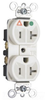 Duplex/Single Receptacle - TRIG8300-LA - Hubbell Wiring Device-Kellems