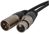 Cable, 3 Pos Xlr Plug-Jack, 50Ft, Black; Connector Type A Multicomp Pro - 84R5370 - Newark, An Avnet Company